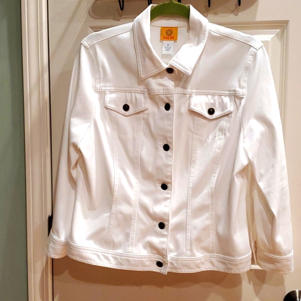 White Jean Jacket